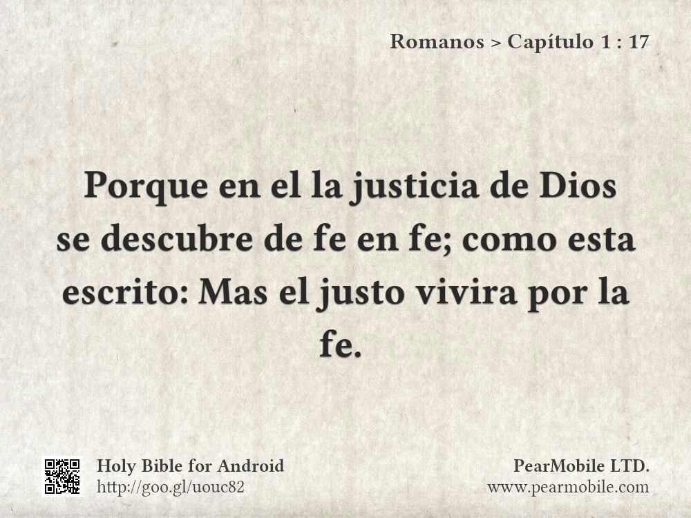 Romanos, Capítulo 1:17